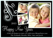 new years photo cards - Feather Blessed