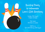 Strikes Away - Sweet 16 Invitations