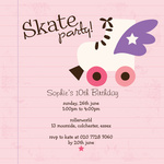 Skate Away - Sweet 16 Invitations