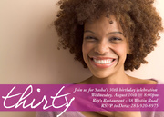  Adult Birthday Party Invitations - Pretty Thirty