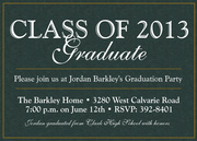 graduation reception invites - Marble Grad Invite