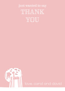  Baby Thank You Notes - Baby Time Pink
