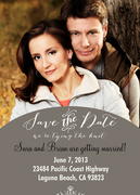 Date Portrait - Save the Date Photo Cards