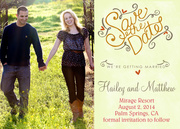 Sweetheart Duo Date -  Photo Save the Date Cards