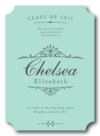 Chic Blue Grad