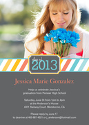 Summer Ribbon - graduation reception invites