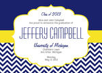 Graduation Announcement Cards - Class Emblem