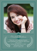 graduation party invitations - Laurel Leaves