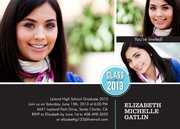 Class Stamp - graduation party invitations