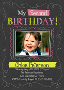 Chalk Around -  Girl Party Invitations