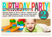 Color Cool Blue - Boy Birthday Invitations