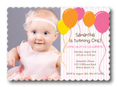 Girl Birthday Invitations - Plink Floaties