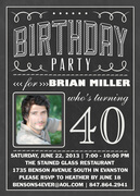 Birthday Letters -  Adult Birthday Party Invitations