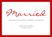 Cherry Married - Wedding Announcements