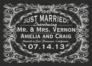 Victorian Leaf Day - Wedding Announcements