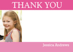 Girl Stripe Thank You