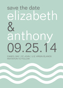Sweet Wave Date - Save the Date Photo Cards