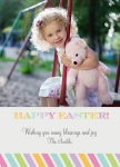 Spring Stripe - Easter Greeting Cards