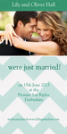 Stitch Just Married-Share your nuptial news with beautiful Wedding Announcements from Simply to Impress! Choose from our wide variety of designs today.