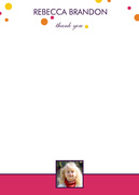 Birthday Thank You Cards - Confetti Play Purple