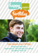 Birthday Bubbles -  Adult Birthday Party Invitations