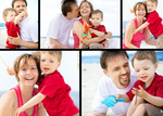 Five Horizontal - Black Border