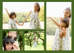 Four Horizontal - Green Border