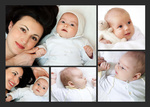 Five Horizontal - Black Frame