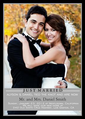 Wedding Announcements, Mr. & Mrs. Design