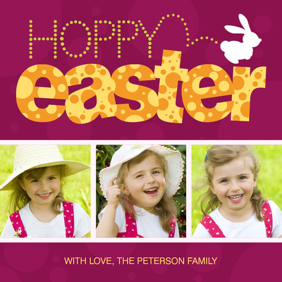Easter Cards, Hoppy Easter Design