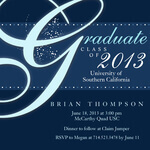 Star Blue Invitation