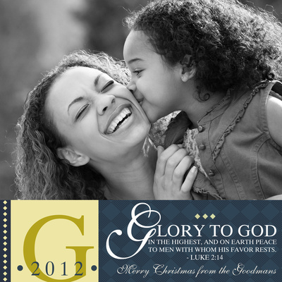 Personalized Holiday Cards, Highest Glory Design