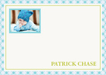 Gingham Frame Blue
