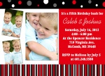 Birthday Invitations - Double Red Cherry Bash