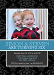 Photo Birthday Invitations - Our Jolly Boys