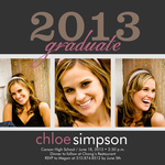 Graduation Invitation Cards - Gemstone Celebration