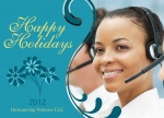 Blue Floral Holiday
