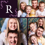 Three Horizontal - Ornate Black Border