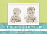  Twin Baby Announcements - Giggles