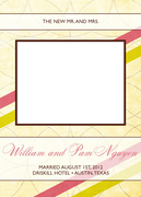 Wedding Announcements - Circles and Diamonds