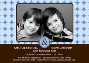 Twin Invitations - Double Fun