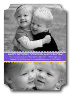 Twin Birthday Invitations - Cheerful