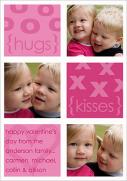 Valentine Photo Cards - Hugs and Kisses
