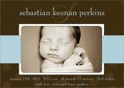 Photo Birth Announcements - Sebastian-