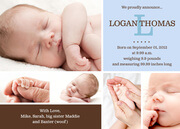  Birth Announcements for Boys - Cute Collage
