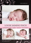 Louise Jasmine - Baby Girl Announcements