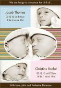 Dashy - Twin Birth Announcements