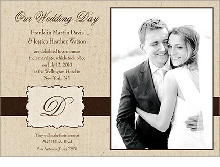 Wedding Announcements - Love