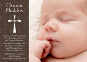 Blessed Day Baptism Invitations-