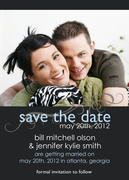  Photo Save the Date Cards - A Perfect Match - Save the Date